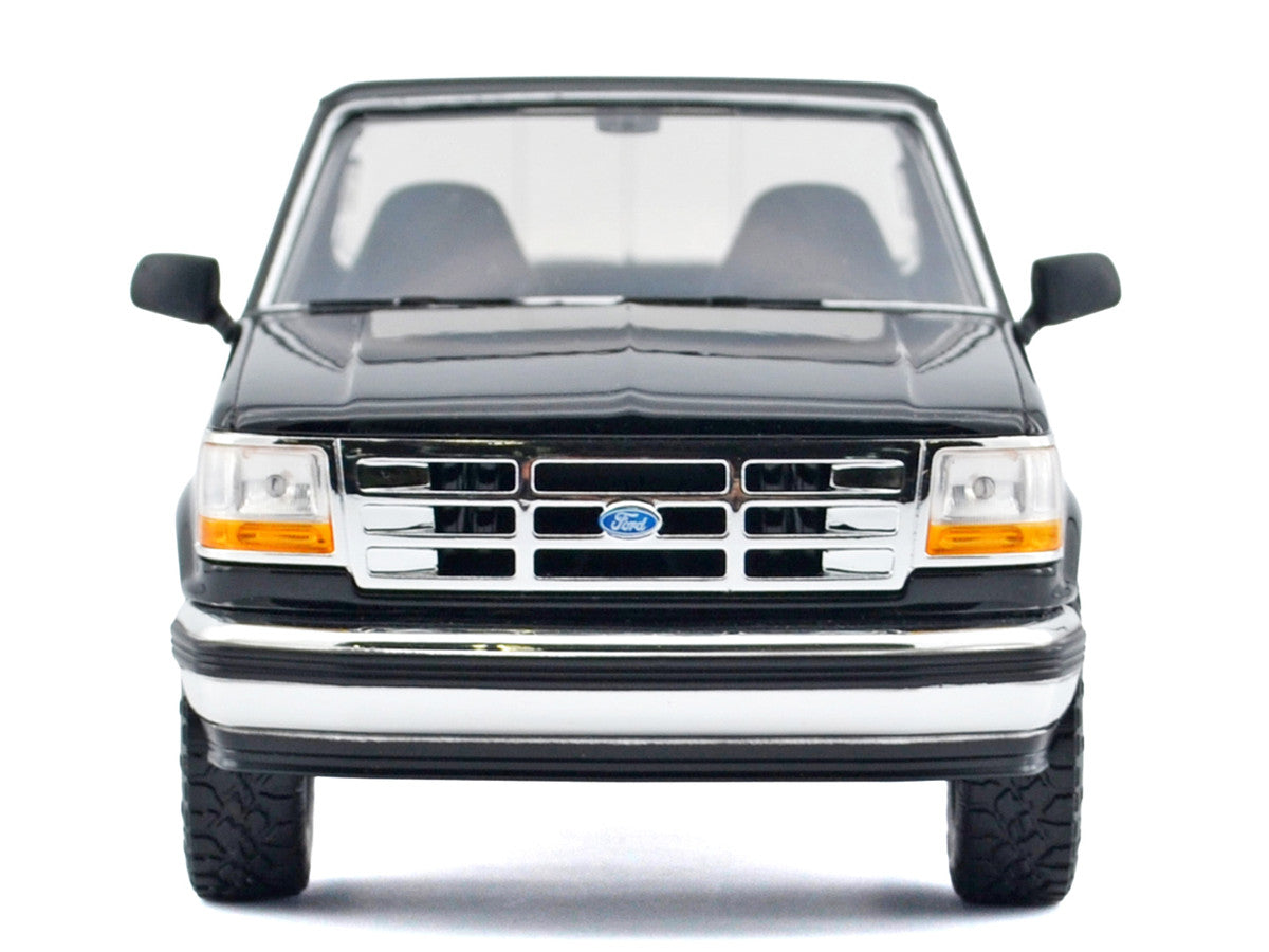 1993 Ford F-150 XLT Pickup Truck Black "Timeless Legends" Series 1/24 Diecast Model Car by Motormax LuxuryLifeWay Online Store