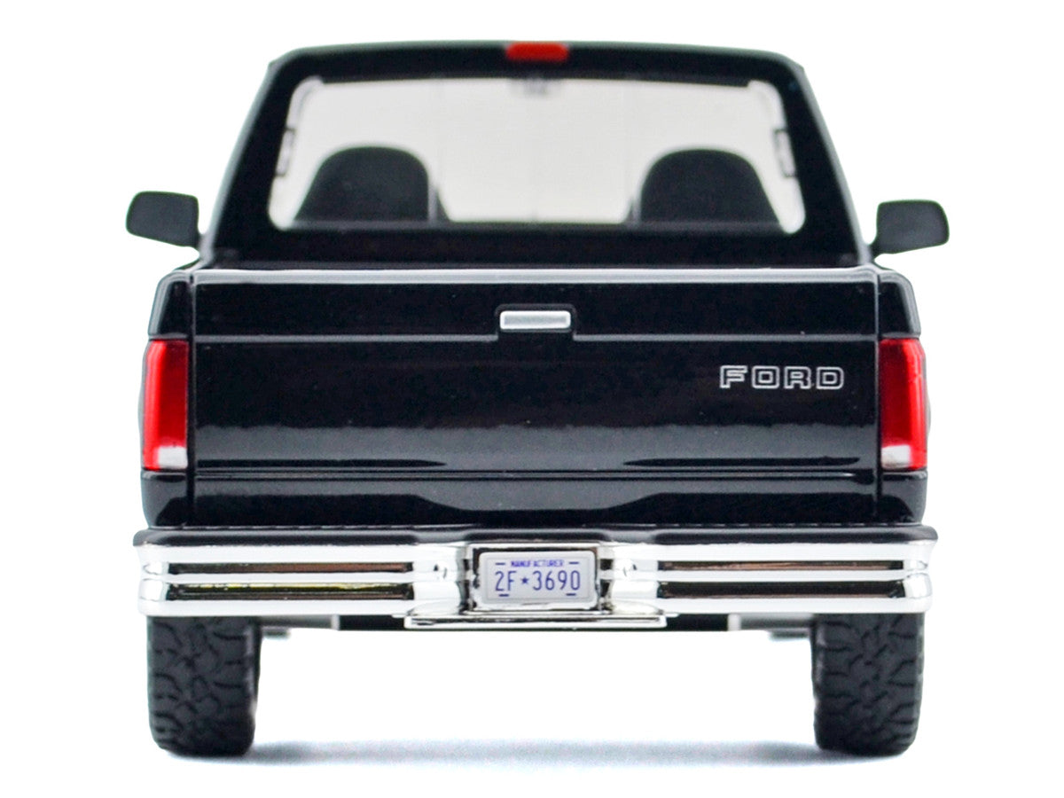 1993 Ford F-150 XLT Pickup Truck Black "Timeless Legends" Series 1/24 Diecast Model Car by Motormax LuxuryLifeWay Online Store