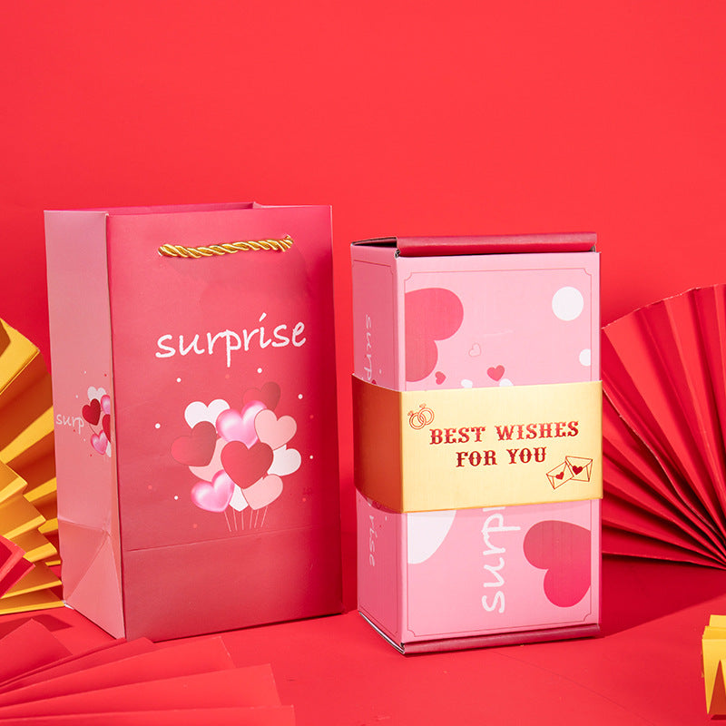 Qixi Valentine's Day Surprise Jump Box Birthday Gift LadyShow.Store