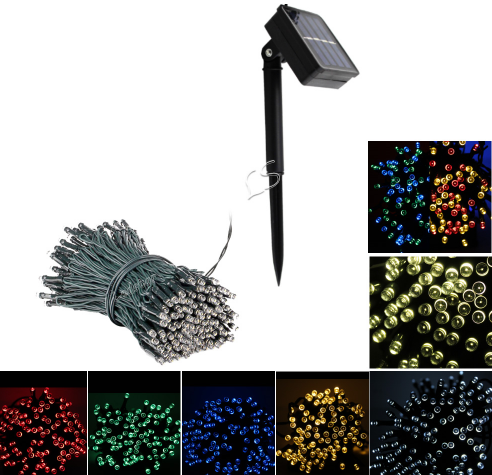 LED Solar String Lights for Christmas Garden Decor Pi-Mart