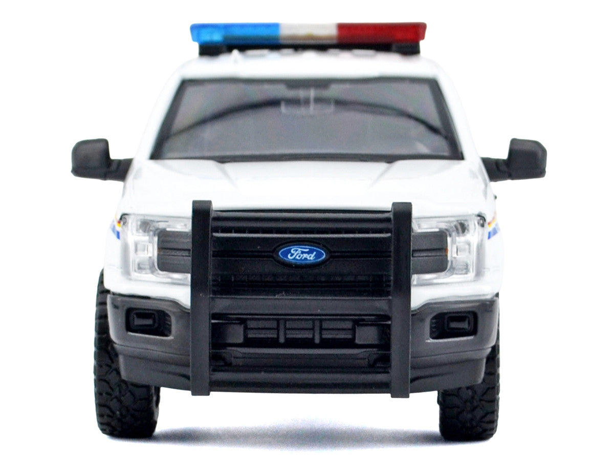 2019 Ford F-150 Lariat Crew Cab Pickup Truck "Royal Canadian Mounted Police" White with Flashing Light Bar and Front and Rear Lights and Sounds "Law Enforcement and Public Service" Series 1/27 Diecast Model Car by Motormax LuxuryLifeWay Online Store