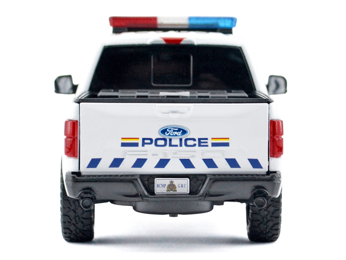 2019 Ford F-150 Lariat Crew Cab Pickup Truck "Royal Canadian Mounted Police" White with Flashing Light Bar and Front and Rear Lights and Sounds "Law Enforcement and Public Service" Series 1/27 Diecast Model Car by Motormax LuxuryLifeWay Online Store