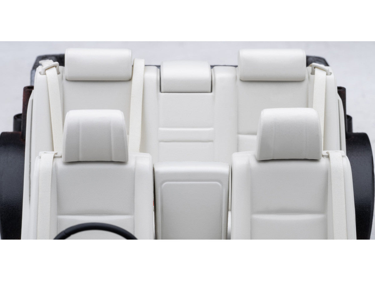Toyota Century Open Car Convertible RHD (Right Hand Drive) Black with White Interior 1/18 Model Car by Autoart LuxuryLifeWay Online Store