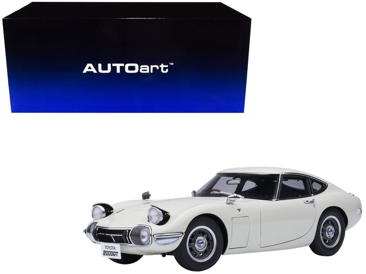 1967 Toyota 2000GT RHD (Right Hand Drive) White 1/18 Model Car by Autoart LuxuryLifeWay Online Store