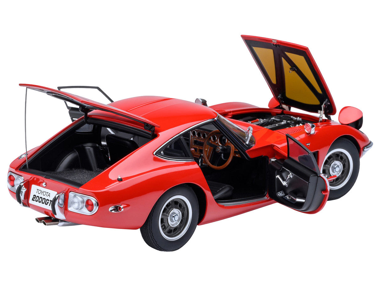 1967 Toyota 2000GT RHD (Right Hand Drive) Red 1/18 Model Car by Autoart LuxuryLifeWay Online Store
