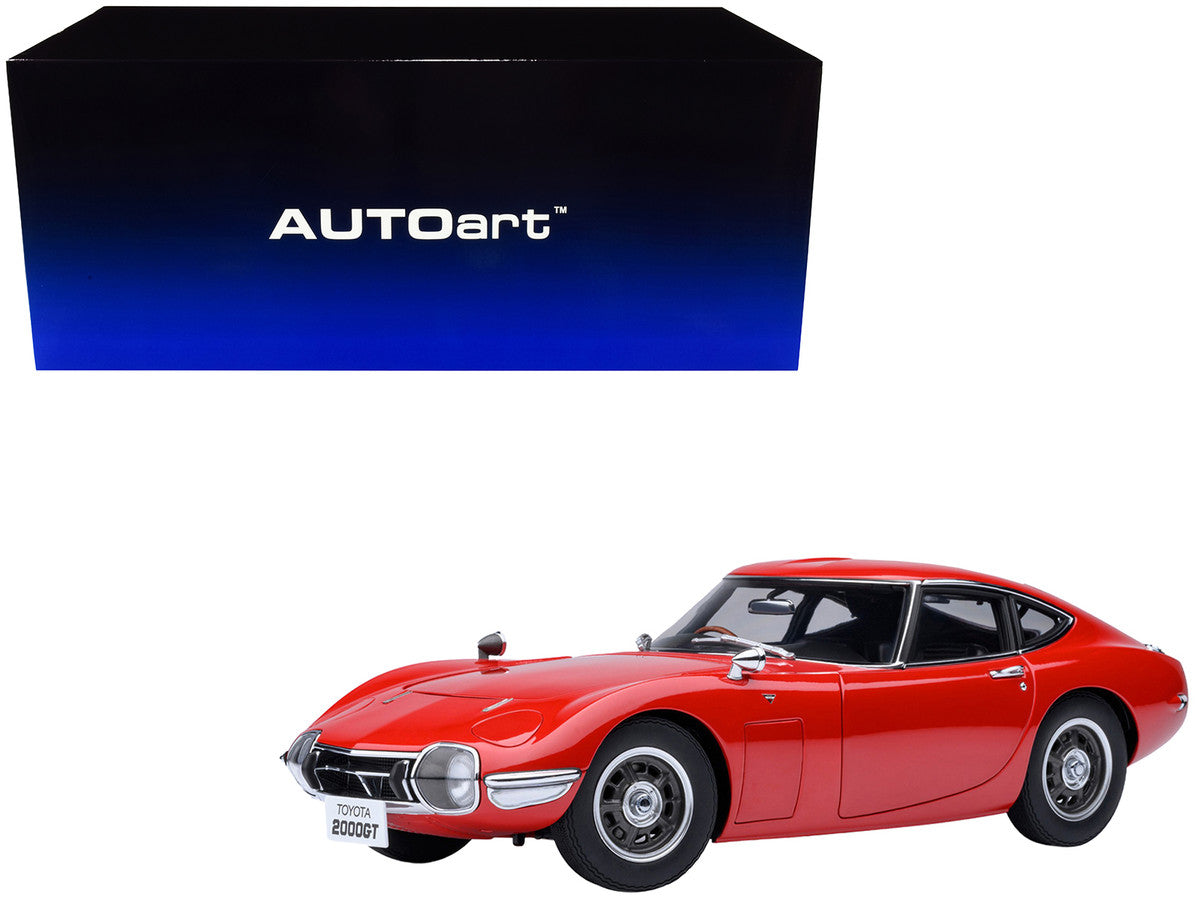 1967 Toyota 2000GT RHD (Right Hand Drive) Red 1/18 Model Car by Autoart LuxuryLifeWay Online Store