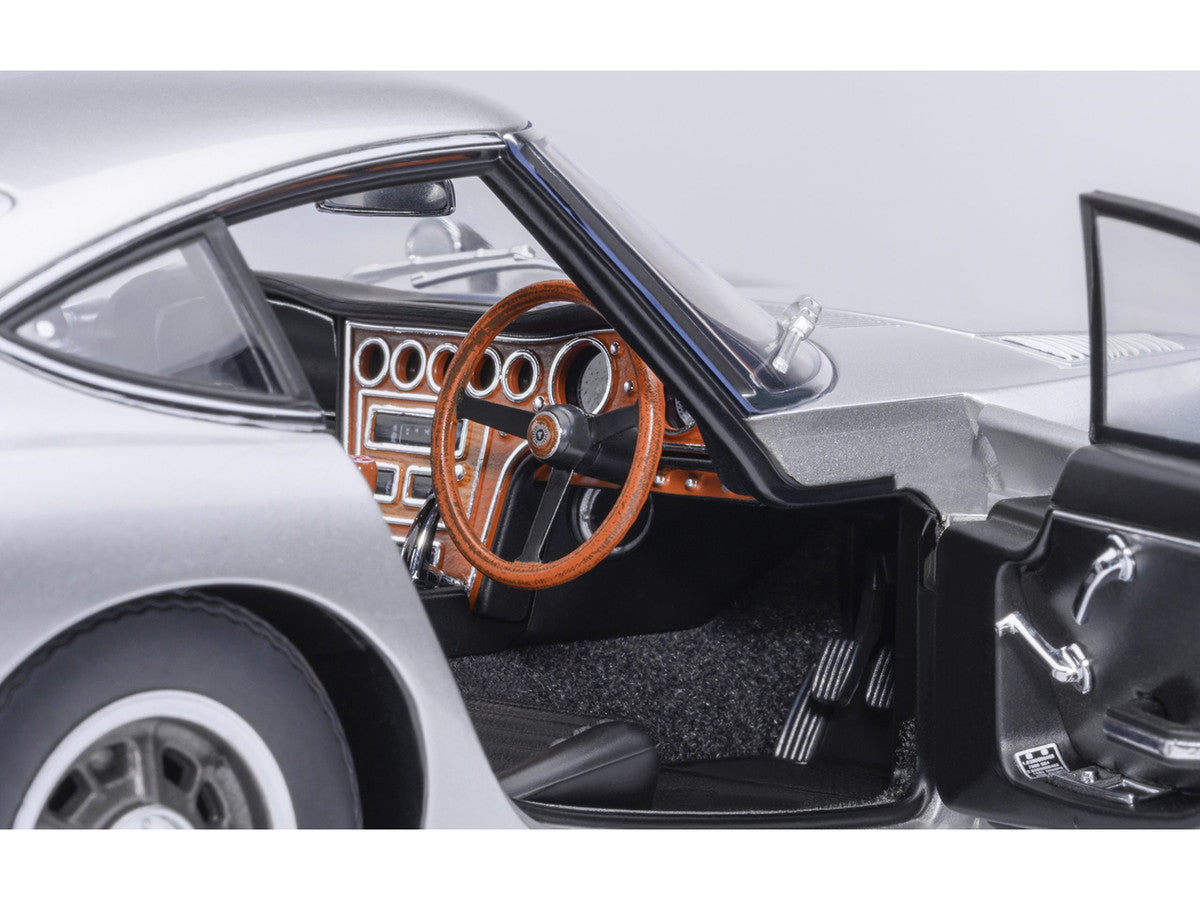 1967 Toyota 2000GT RHD (Right Hand Drive) Silver Metallic 1/18 Model Car by Autoart LuxuryLifeWay Online Store
