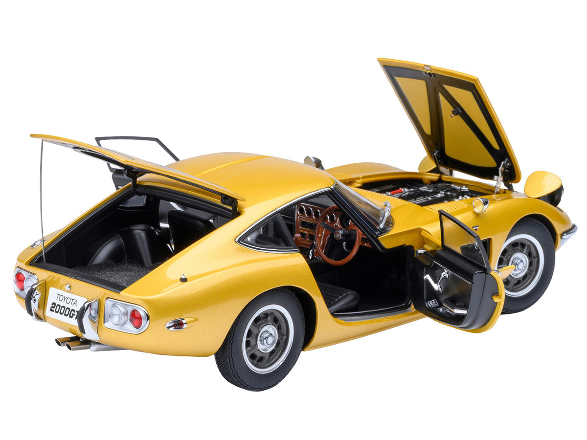 1967 Toyota 2000GT RHD (Right Hand Drive) Gold Metallic 1/18 Model Car by Autoart LuxuryLifeWay Online Store