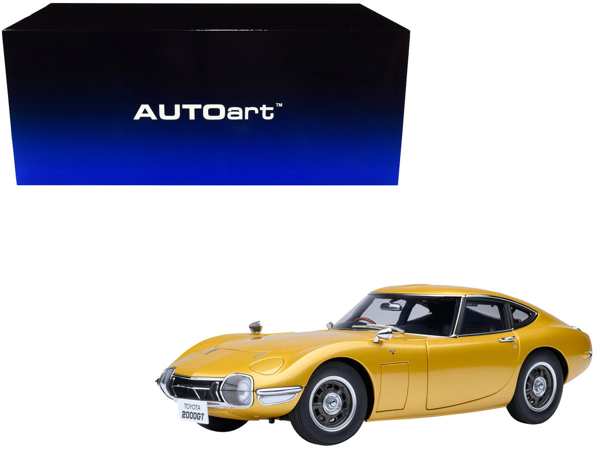 1967 Toyota 2000GT RHD (Right Hand Drive) Gold Metallic 1/18 Model Car by Autoart LuxuryLifeWay Online Store