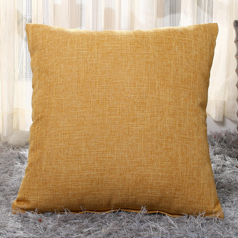 Solid color pillow cushion sofa cushion pillowcase