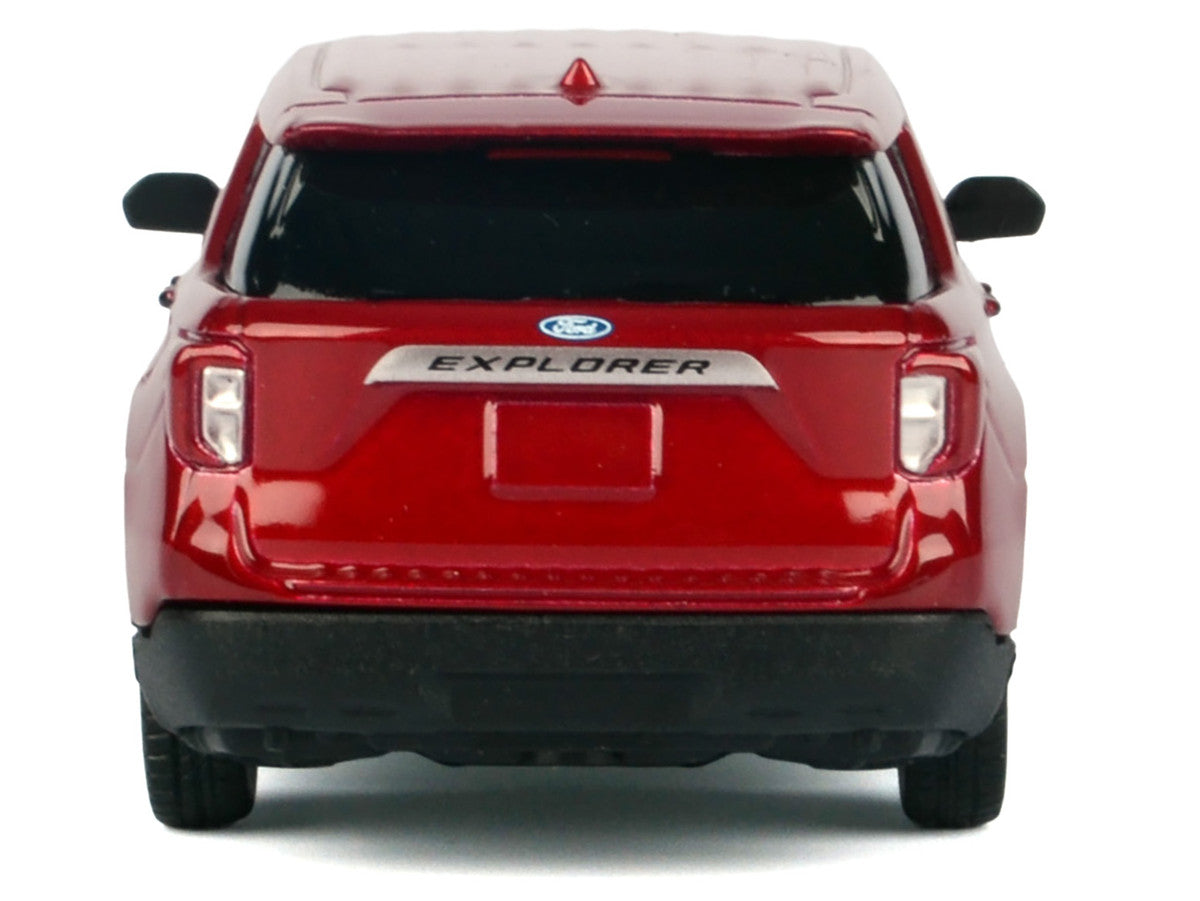 2023 Ford Explorer Red Metallic "Timeless Legends" Series 1/43 Diecast Model Car by Motormax LuxuryLifeWay Online Store