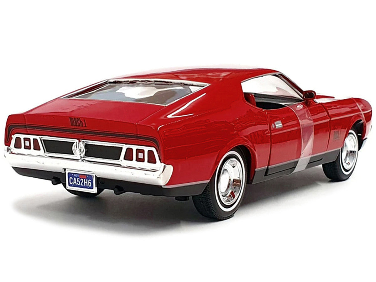 1971 Ford Mustang Mach 1 Red James Bond 007 "Diamonds are Forever" (1971) Movie "James Bond Collection" Series 1/24 Diecast Model Car by Motormax LuxuryLifeWay Online Store