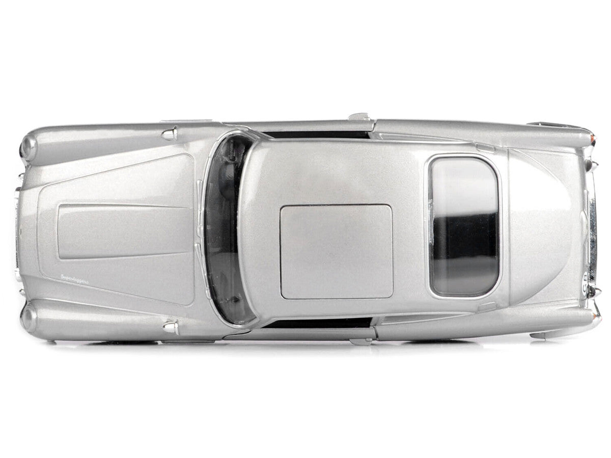 Aston Martin DB5 RHD (Right Hand Drive) Silver Metallic James Bond 007 "Goldfinger" (1964) Movie "James Bond Collection" Series 1/24 Diecast Model Car by Motormax LuxuryLifeWay Online Store