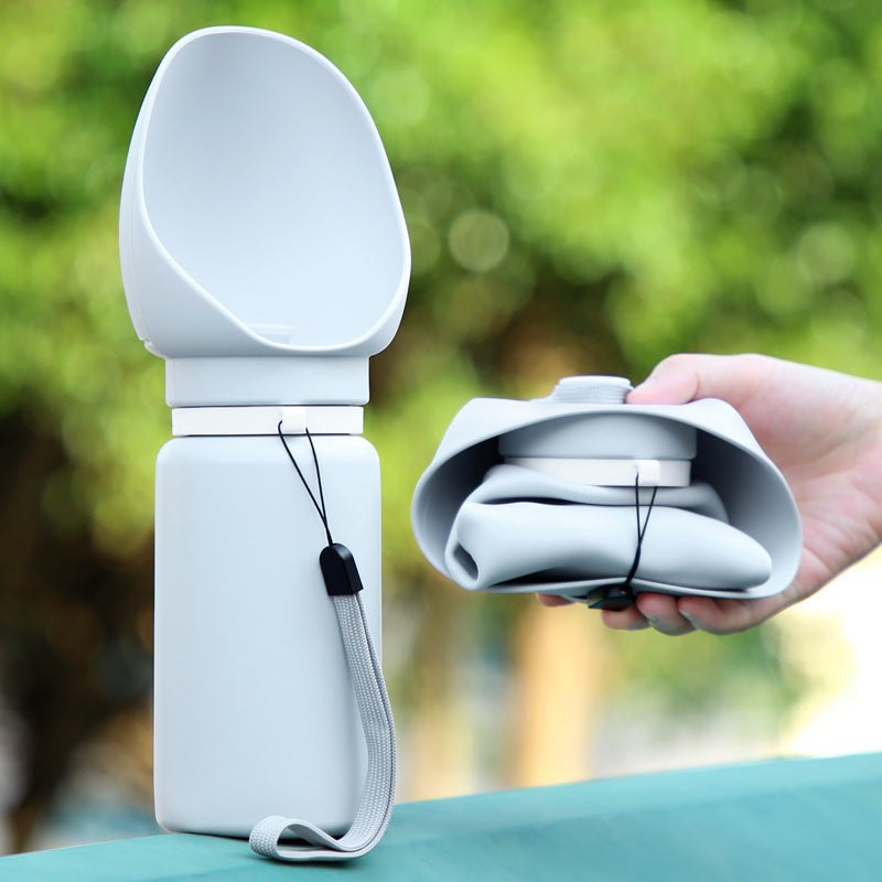 Folding Pet Outdoor Walking Mug Portable Travel Water Bottle Puppy Cats Dogs Drinking Water Dispenser Cup Supplies Pets Fashion