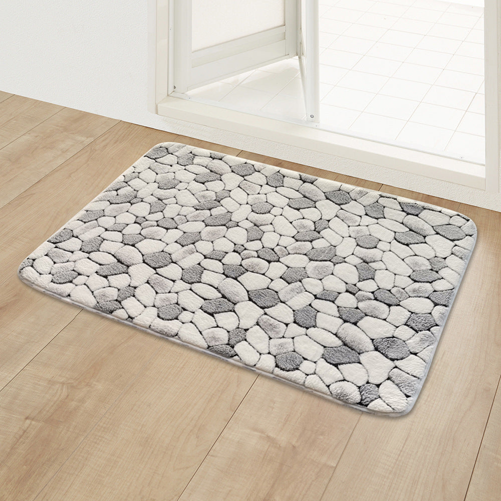 Door Kitchen Absorbent Carpet Bathroom Non-slip Floor Mat