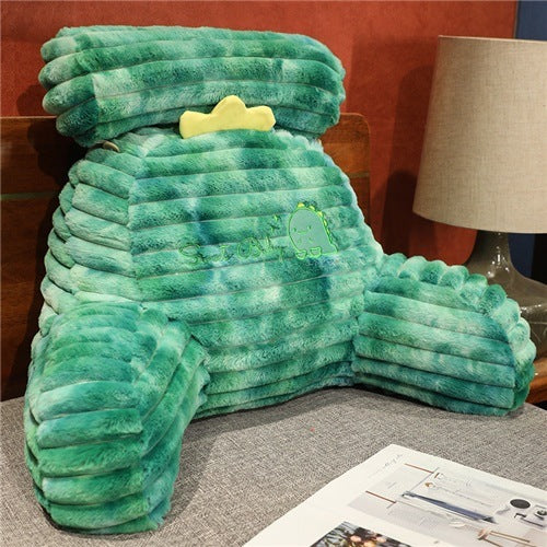 Colorful Tie-dyed Cartoon Lumbar Support Pillow Office Lumbar Support Pillow Neck