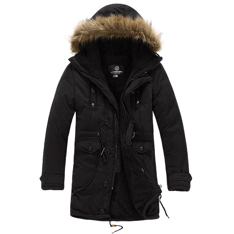 Men's Warm Overcoat Winter Coat Parka Cotton Jackets CJD