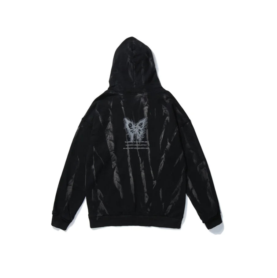 Devil Print Hooded Sweatshirt