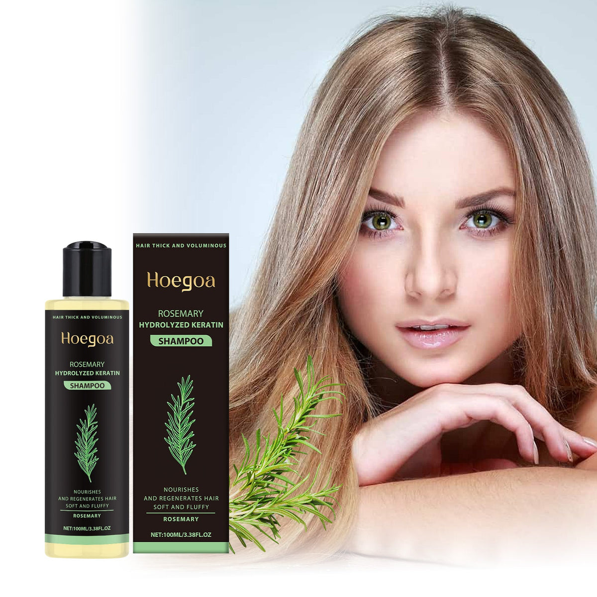 Rosemary Thickening Shampoo 1 00ml Box Tri Light Beauty