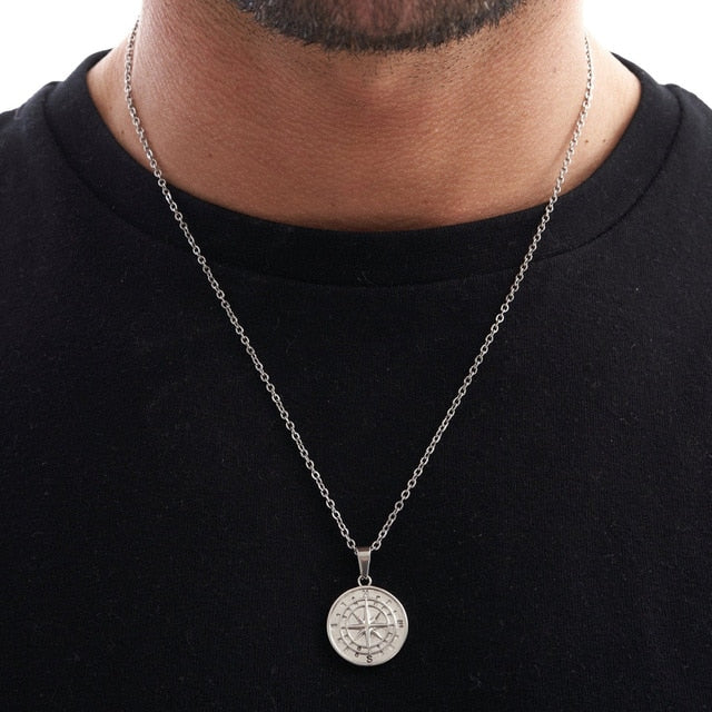 Vnox Layered Necklaces for Men Pi-Mart