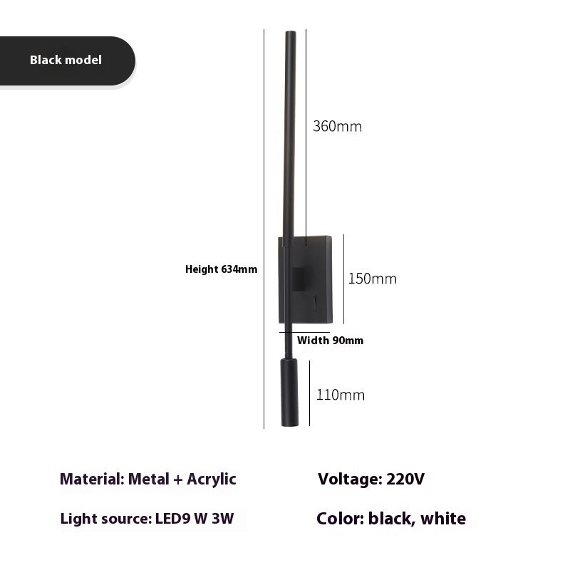 In Stock Minimalist Creative Decorative Moulding Wall Lamp PearlNestDecor.com