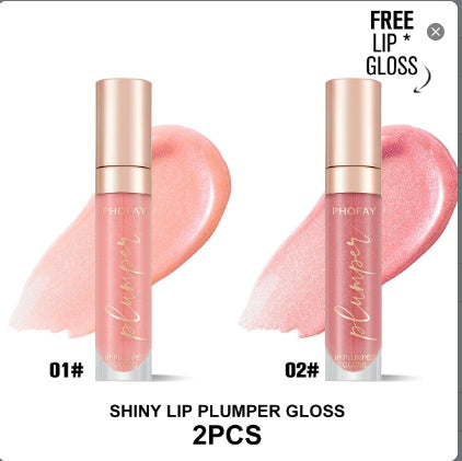 PHOFAY Shiny Lip Plumper Gloss LadyShow.Store