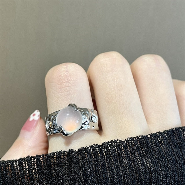 Aesthetic Crystal Love Ring