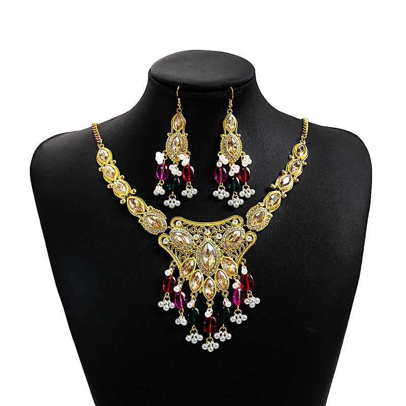 European And American Luxurious Exaggerating Jewelry Suit Retro LadyShow.Store