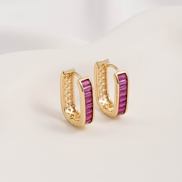 Round Earrings Heart-shaped High Sense LadyShow.Store
