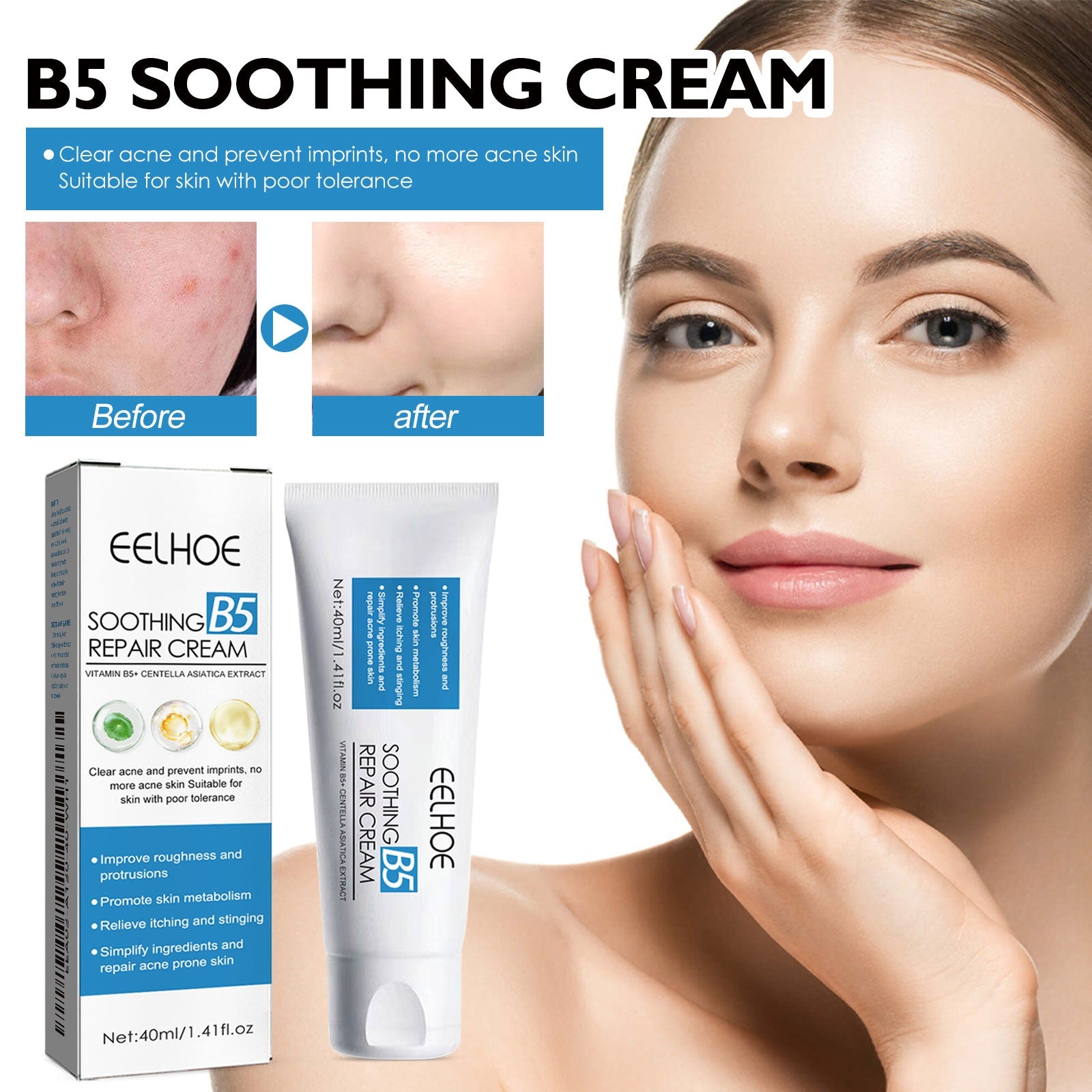 B5 Soothing Repair Cream 40ml Tri Light Beauty