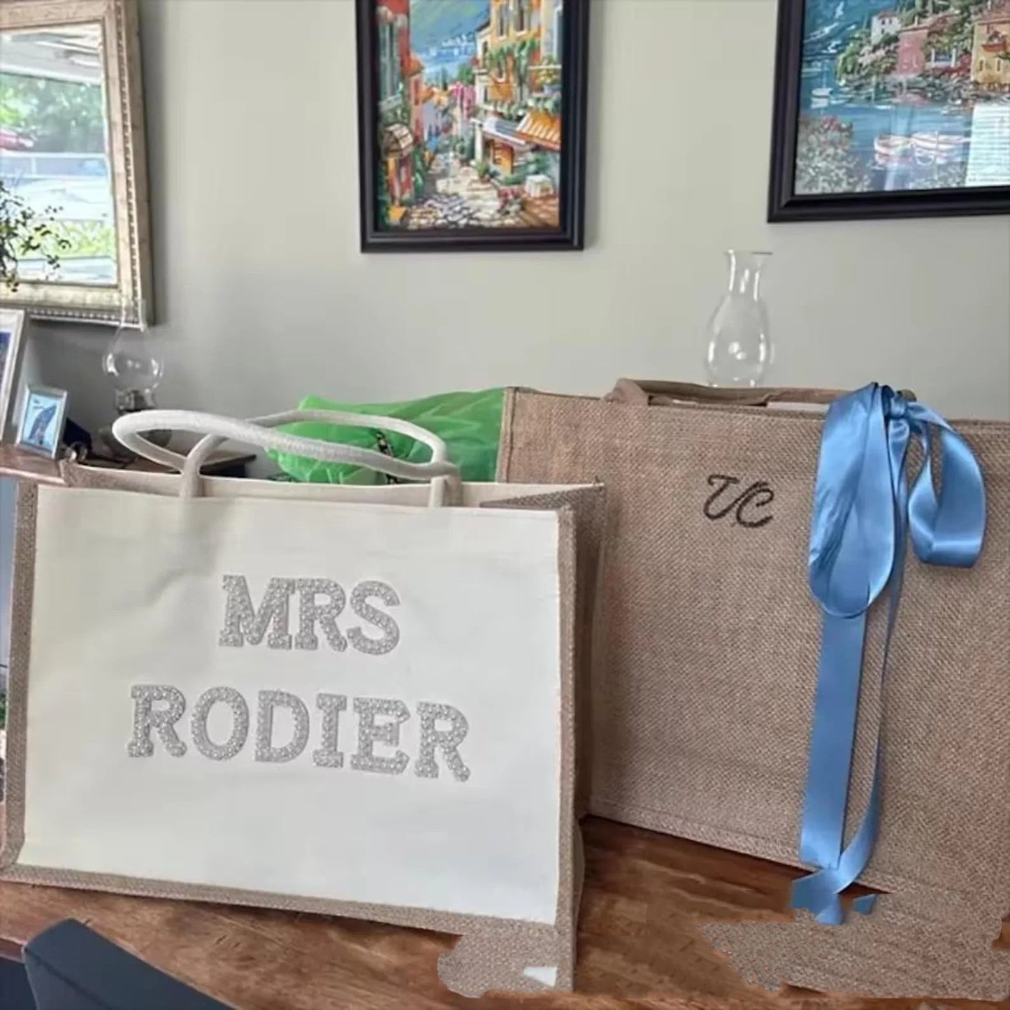 Custom Cute Tote Bag With Pearl Accessories LuxuryLifeWay Online Store