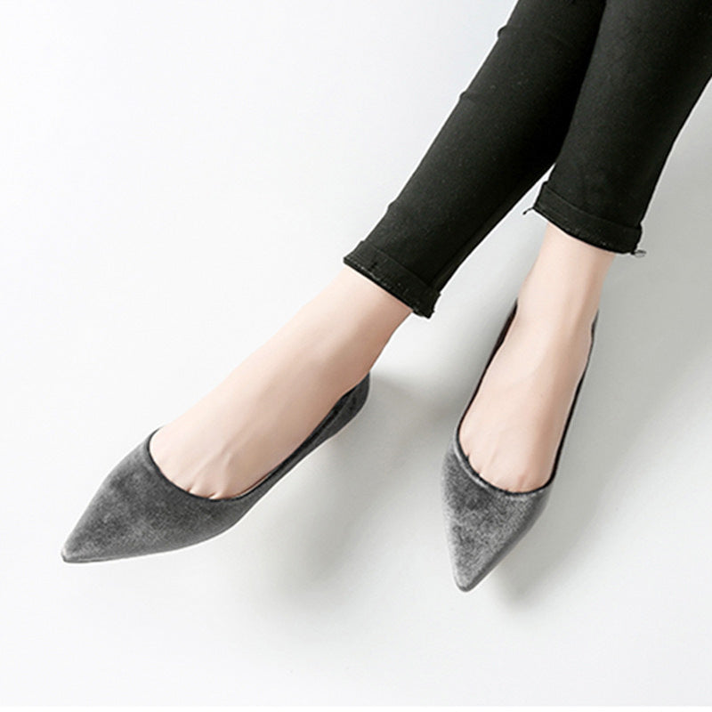 Comfortable Pointed-toe Shallow Mouth Single Shoes Women LadyShow.Store
