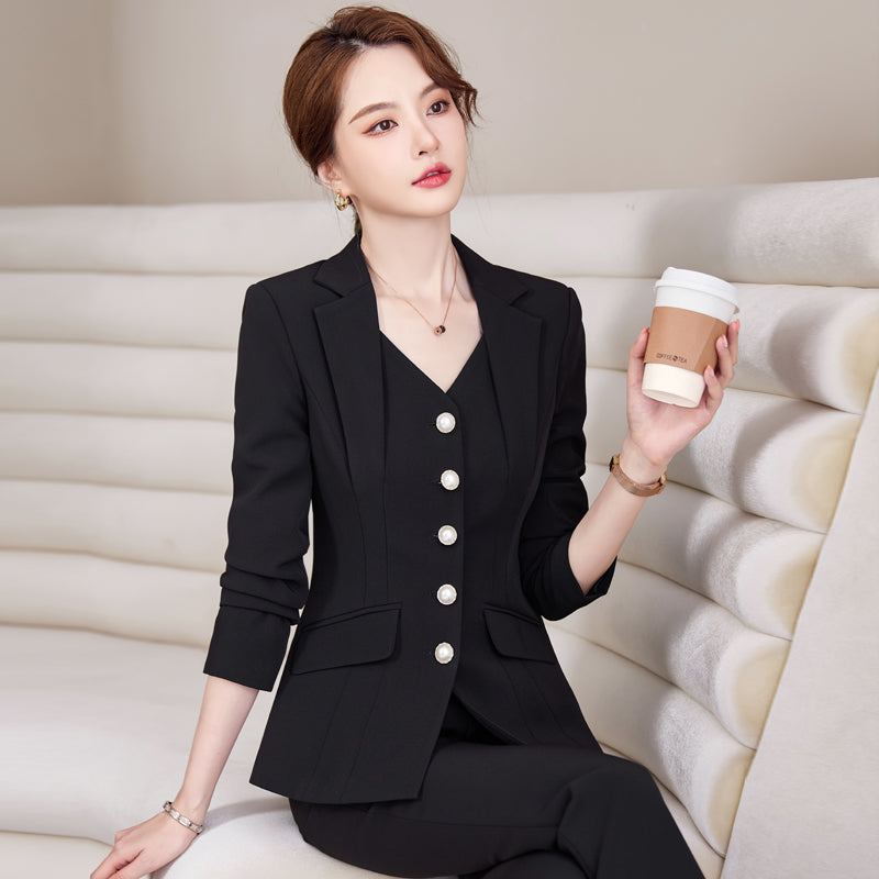 Women’s Office Business Suit Jacket and Pants Set Pi-Mart