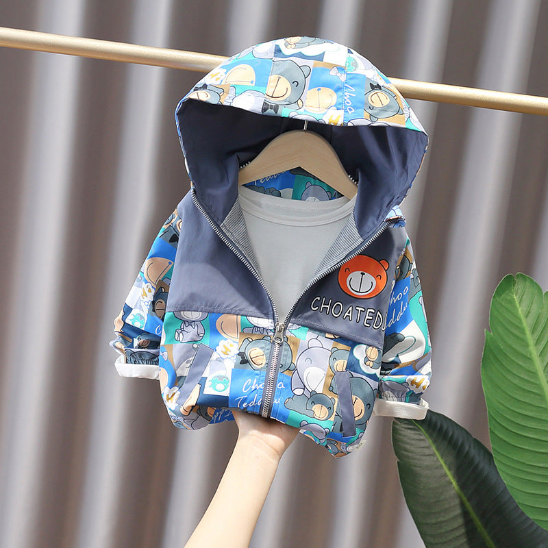 Boys And Girls Korean Style Trendy Small And Medium Children's Jackets Baby Autumn Clothes NorixaFashion.com