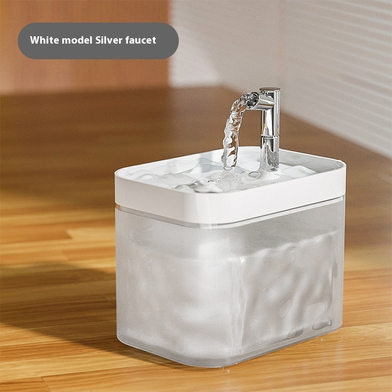 Cat Water Fountain Automatic Circulation Flow Water Fountain Kitten Drinking Water Apparatus Pets Fashion