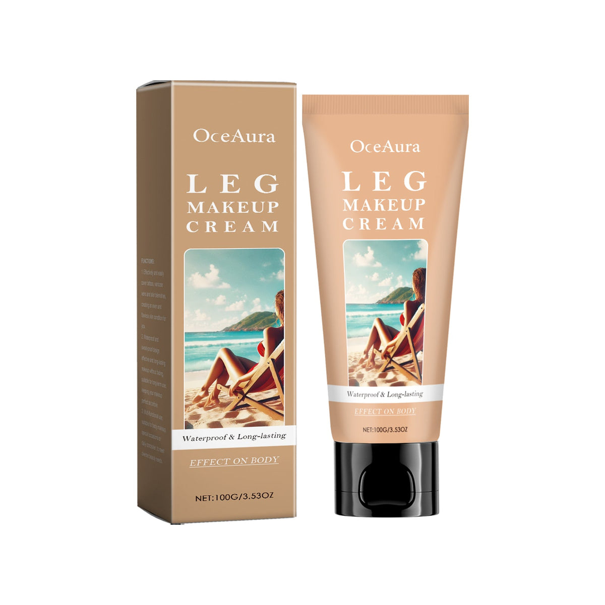 Body Darkening Foundation Cream Dark Skin 1 0 0g-box Tri Light Beauty