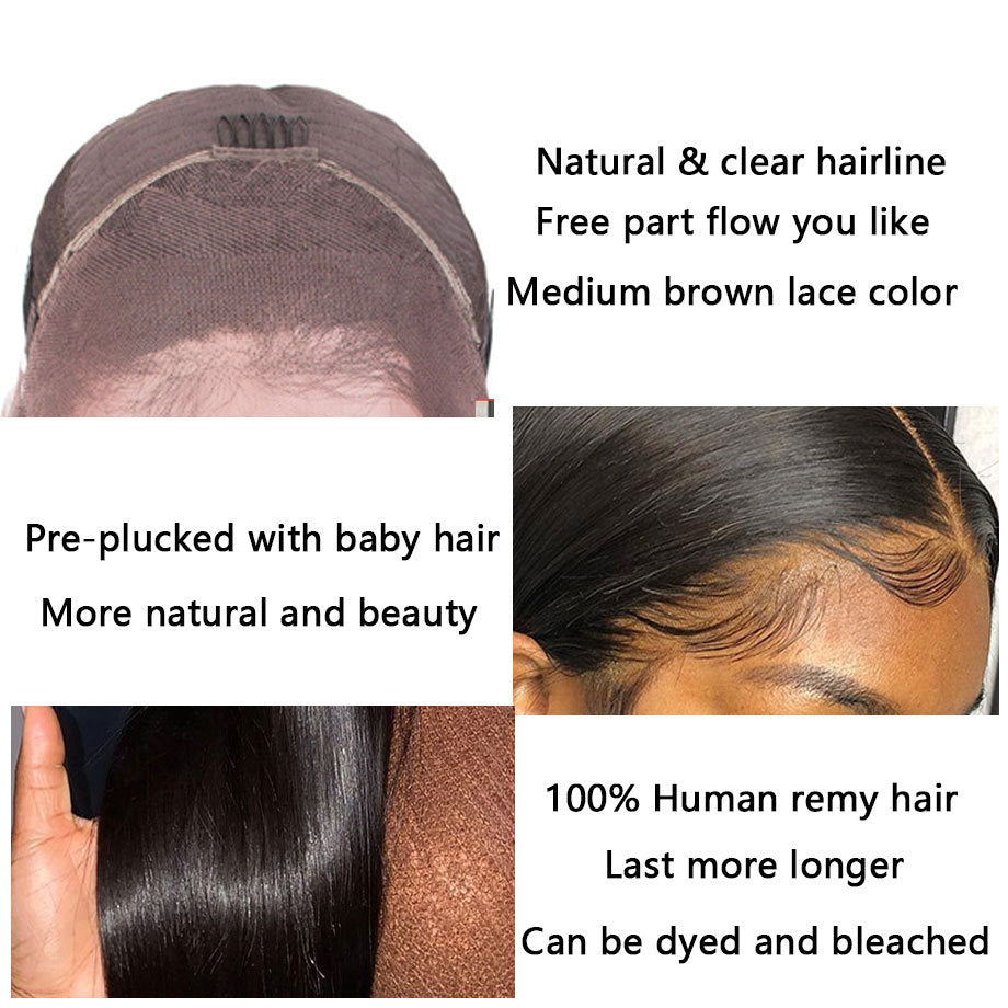 Loose Deep Wave13x4 Transparent Lace Human Hair Sleeve LadyShow.Store