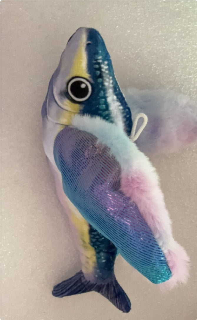 Pet Plush Toy Making Sound Electric Fish Jumping Winged Bird Pets Fashion