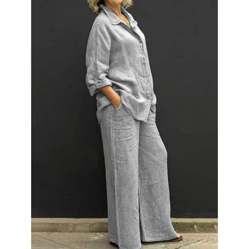 New Womens Shirt Set Casual Urban Outfit NorixaFashion.com