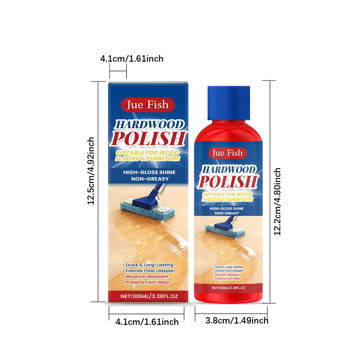 Wood Floor Polishing Agent 1 0 0ml-box Tri Light Beauty