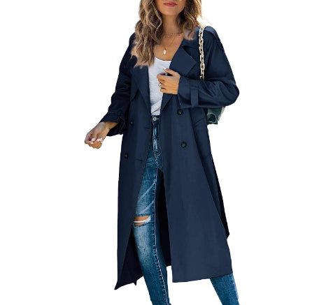 Women's Fashion Casual Solid Color Windbreaker Jacket CJD