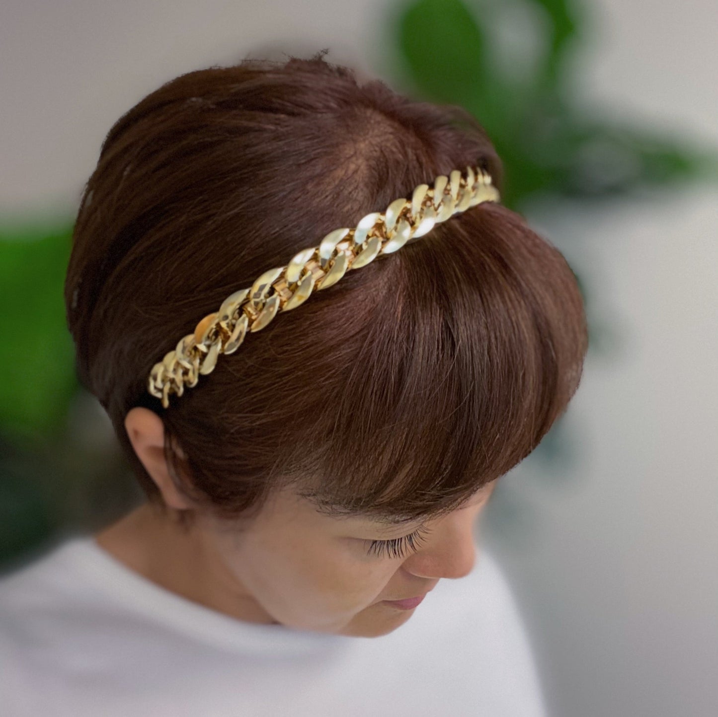 Cuban Chain Headband LadyShow.Store