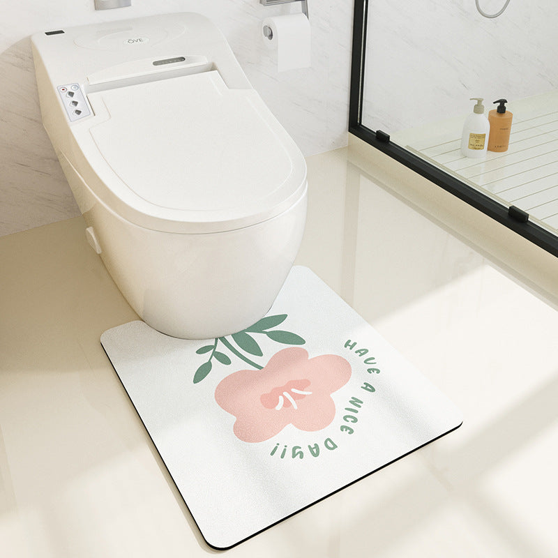 Bathroom Absorbent Non-slip Carpet Floor Mat