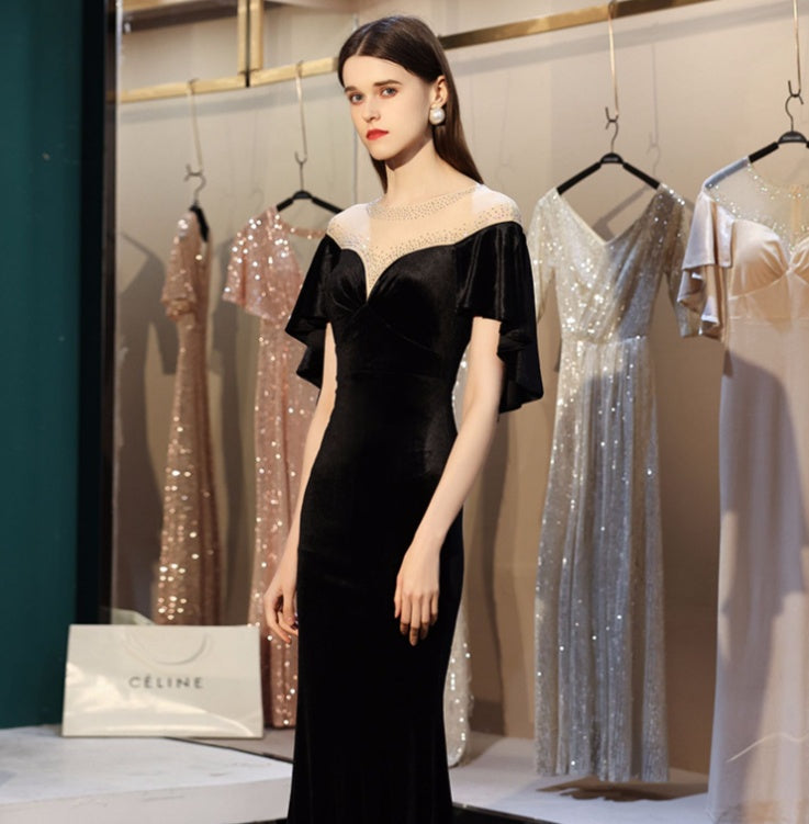 High End Fishtail Evening Dress Women NorixaFashion.com