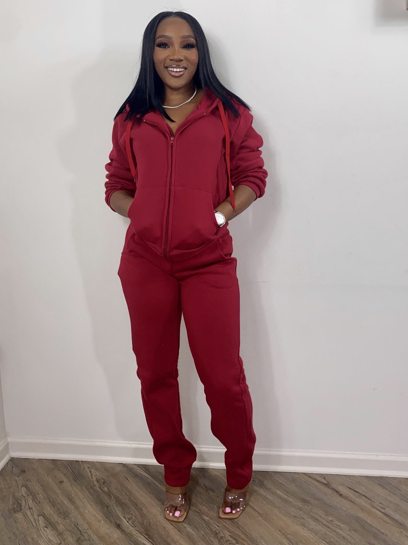Women Sweatsuit Set 2 Piece Outfits Casual Hoodies Tops And Sweatpants Jogger Tracksuits Loose Trousers LuxuryLifeWay Online Store