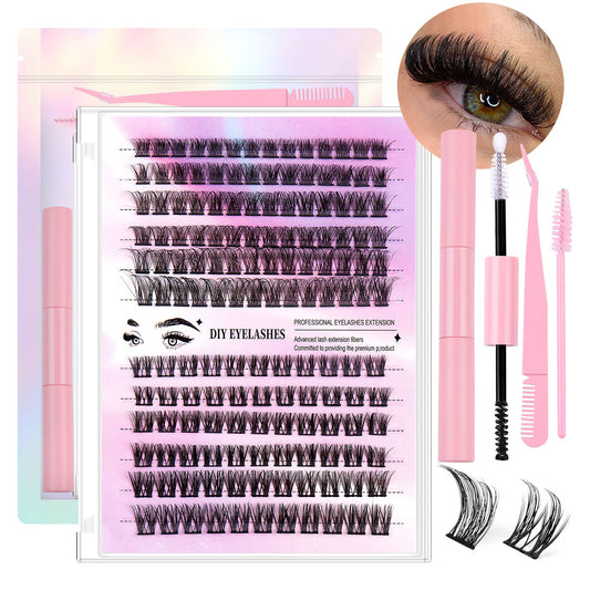 12 Rows Of 150 Segmented Lashes In Clusters LadyShow.Store