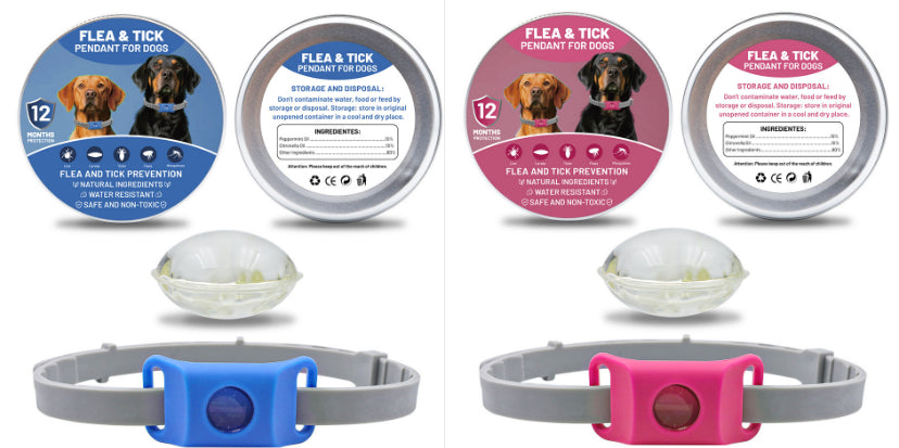 Pet Insect Repellent Button Collar Capsule Suit Pets Fashion
