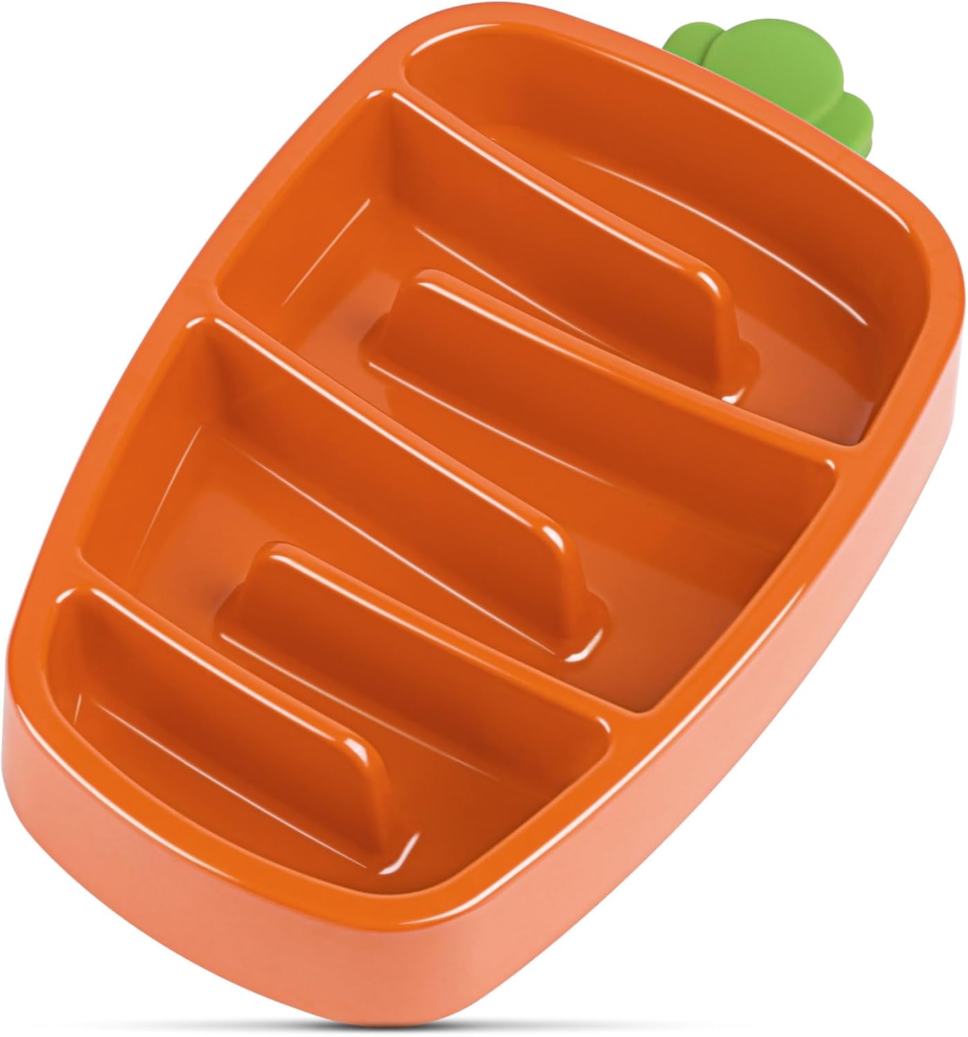 Slow Feeder Dog Bowl, Dog Food Bowl For Small & Medium-Sized Dogs, Carrot Design Dog Bowls,Non-Slip Dog Slow Feeder Bowls, Pet Slow Feeder Bowl For Dry Wet Food Pets Fashion