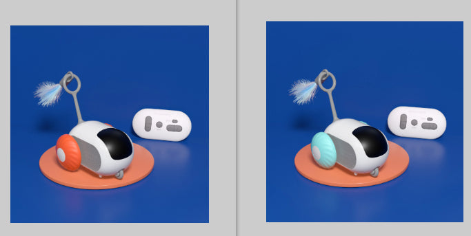Remote Control Interactive Cat Car Toy USB Charging Chasing Automatic Self-moving Remote Smart Control Car Interactive Cat Toy Pet Products Pets Fashion