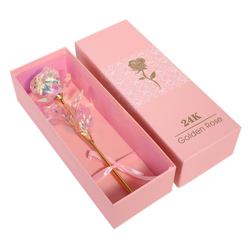 24K Glow Rose Gift Set for Mother's Day or Valentine's LadyShow.Store